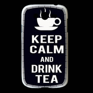 Coque Samsung Galaxy Grand Keep Calm Drink Tea Noir