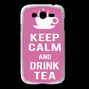 Coque Samsung Galaxy Grand Keep Calm Drink Tea Rose