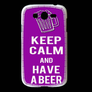 Coque Samsung Galaxy Grand Keep Calm Have a beer Violet