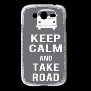 Coque Samsung Galaxy Grand Keep Calm Take Road Gris
