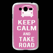 Coque Samsung Galaxy Grand Keep Calm Take Road Rose