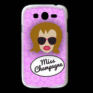 Coque Samsung Galaxy Grand Miss Champagne Rousse