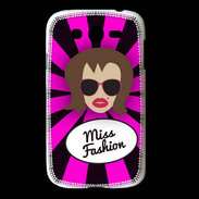 Coque Samsung Galaxy Grand Miss Fashion Chatain