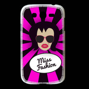 Coque Samsung Galaxy Grand Miss Fashion Brune