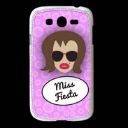 Coque Samsung Galaxy Grand Miss Fiesta Chatain