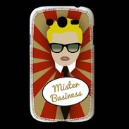 Coque Samsung Galaxy Grand Mister Business Blond