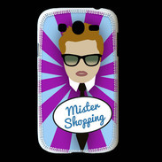 Coque Samsung Galaxy Grand Mister Shopping Roux