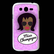 Coque Samsung Galaxy Grand Miss Champagne Black