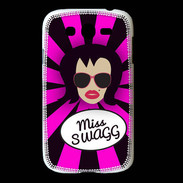 Coque Samsung Galaxy Grand Miss Swag Brune