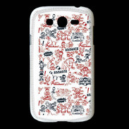 Coque Samsung Galaxy Grand Adishatz All Over Rugby YM