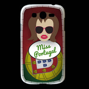 Coque Samsung Galaxy Grand Miss Portugal Chatain