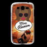 Coque Samsung Galaxy Grand Miss Réunion Black