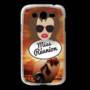 Coque Samsung Galaxy Grand Miss Réunion Chatain