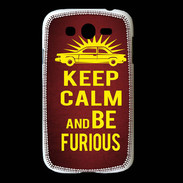 Coque Samsung Galaxy Grand Keep Calm and Be Furious Rouge