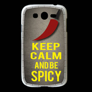 Coque Samsung Galaxy Grand Keep Calm and Be Spicy Gris