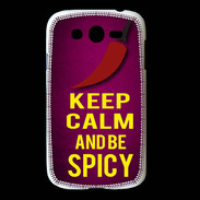 Coque Samsung Galaxy Grand Keep Calm and Be Spicy Rose