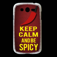 Coque Samsung Galaxy Grand Keep Calm and Be Spicy Rouge