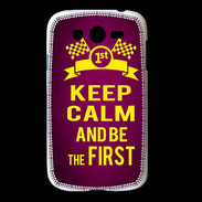 Coque Samsung Galaxy Grand Keep Calm and Be the First Rose