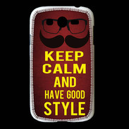 Coque Samsung Galaxy Grand Keep Calm and Have a good Style Rouge