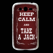 Coque Samsung Galaxy Grand Keep Calm and Take Jack Rouge