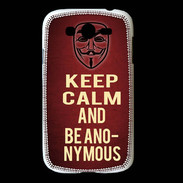 Coque Samsung Galaxy Grand Keep Calm and Be Anonymous Rouge