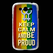 Coque Samsung Galaxy Grand Keep Calm and Be proud Women Gay