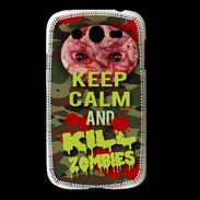 Coque Samsung Galaxy Grand Keep Calm and Kill Zombies camouflage