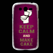Coque Samsung Galaxy Grand Keep Calm and Make cake Rose