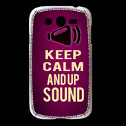 Coque Samsung Galaxy Grand Keep Calm and Up Sound Rose