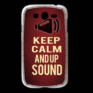 Coque Samsung Galaxy Grand Keep Calm and Up Sound Rouge