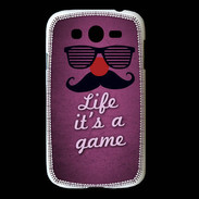 Coque Samsung Galaxy Grand Life It's a game Rose ZG