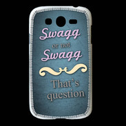 Coque Samsung Galaxy Grand Swag or Not bleu ZG