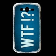 Coque Samsung Galaxy Grand WTF bleu ZG