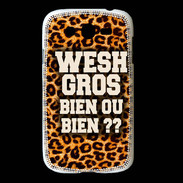 Coque Samsung Galaxy Grand Wesh Gros Léopard