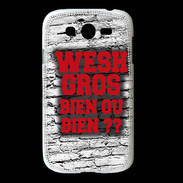 Coque Samsung Galaxy Grand Wesh Gros Rouge