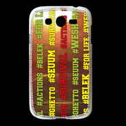 Coque Samsung Galaxy Grand Wesh Vert Jaune Sun