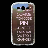 Coque Samsung Galaxy Grand Code pin rose ZG