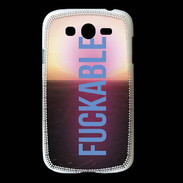 Coque Samsung Galaxy Grand Fuckable bleu ZG