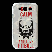 Coque Samsung Galaxy Grand Keep calm pitbull 1 ZG