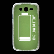 Coque Samsung Galaxy Grand Low Battery vert ZG