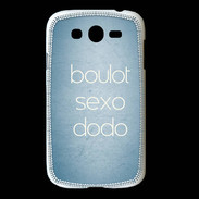 Coque Samsung Galaxy Grand Boulot Sexo Dodo Bleu ZG