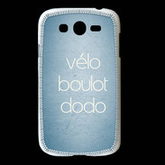 Coque Samsung Galaxy Grand Vélo Boulot Dodo Bleu ZG