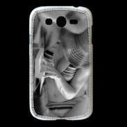 Coque Samsung Galaxy Grand DP Charme enNoir et blanc 