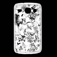 Coque Samsung Galaxy Core Design Fleur Tribal