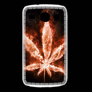 Coque Samsung Galaxy Core Cannabis en feu
