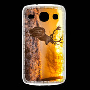 Coque Samsung Galaxy Core Cerf au levé du soleil