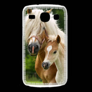 Coque Samsung Galaxy Core Cheval et poulain