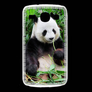 Coque Samsung Galaxy Core Panda gourmand