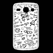 Coque Samsung Galaxy Core Mélange de mots