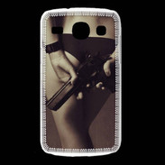 Coque Samsung Galaxy Core Attention maîtresse dangereuse